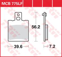 TRW Remblokken, en remschoenen voor de moto, MCB775 Allround organisch