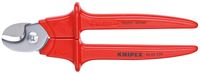 Knipex Kabelschaar ge‹soleerd, met kunststof gespoten, VDE-getest 230 mm - 9506230
