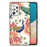 Dierenprint Telefoonhoesje voor Samsung Galaxy A53 Pink Peacock - thumbnail