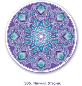 Raamsticker Nirvana Mandala