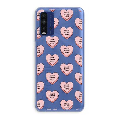 Chicks before dicks: Xiaomi Redmi 9T Transparant Hoesje