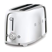 Smeg TSF02SSEU broodrooster 4 snede(n) Chroom 1500 W - thumbnail