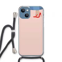 High heels: iPhone 13 mini Transparant Hoesje met koord