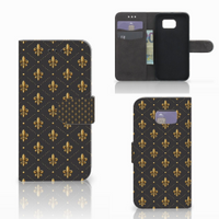 Samsung Galaxy S6 Edge Telefoon Hoesje Franse Lelie - thumbnail