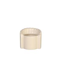 Bloempot Pouff stoel crème Ø8,4x9x9,5cm
