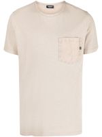 DONDUP t-shirt en coton à poche poitrine - Tons neutres - thumbnail