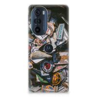 Motorola Edge 30 Pro | Siliconen hoesje | met foto Badges