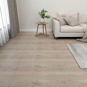 VidaXL Vloerplanken zelfklevend 55 st 5,11 m² pvc taupe