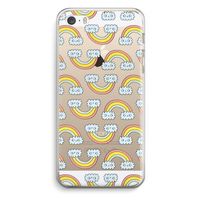 Regenboog: iPhone 5 / 5S / SE Transparant Hoesje