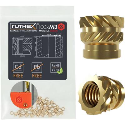 ruthex Schroefdraadinzet RX-M3x5x4 GE-M3x5x4-001