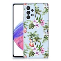 Samsung Galaxy A53 5G | TPU Hoesje | Flamingo Palms