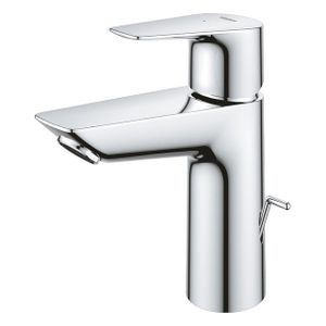 GROHE Bauedge waterbesparende wastafelkraan M-Size met trekwaste chroom 23759001