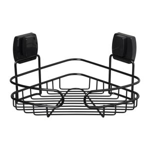 Easy lock doucherekje hoek - zwart - 21.5x21.5x10 cm