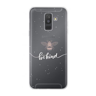 Be(e) kind: Samsung Galaxy A6 Plus (2018) Transparant Hoesje