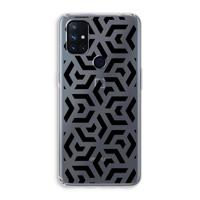 Crazy pattern: OnePlus Nord N10 5G Transparant Hoesje - thumbnail
