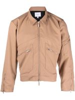 RHUDE veste bomber Sambac - Marron - thumbnail