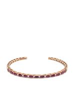 Suzanne Kalan bracelet Horizontal en or 18ct serti de rubis - Rouge - thumbnail