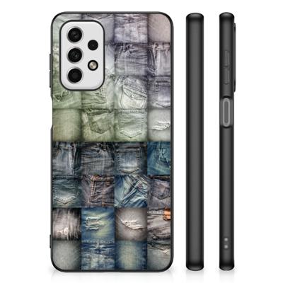 GSM Cover Samsung Galaxy A23 Spijkerbroeken
