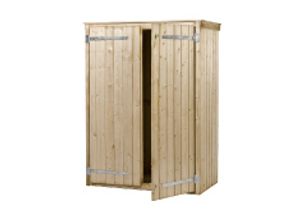 Tuinkast Zonnebloem 137x70x190 cm- - Hout- Woodvision