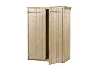 Tuinkast Zonnebloem 137x70x190 cm- - Hout- Woodvision