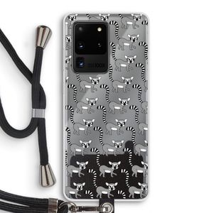 Makis: Samsung Galaxy S20 Ultra Transparant Hoesje met koord