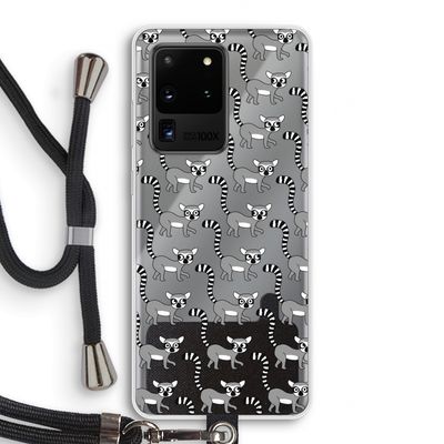 Makis: Samsung Galaxy S20 Ultra Transparant Hoesje met koord