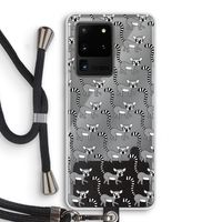 Makis: Samsung Galaxy S20 Ultra Transparant Hoesje met koord