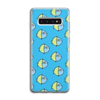 Visjes: Samsung Galaxy S10 4G Transparant Hoesje