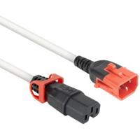 ACT Netsnoer C14 IEC Lock+ Dual Locking - C15 IEC Lock+ wit 2 m. PC3875