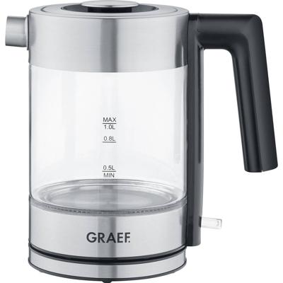 Graef WK300 Waterkoker Oververhittingsbeveiliging Aantal/Volume: 1 l RVS