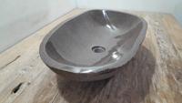 Rivierstenen waskom RXXL2503722, 71x40x15 cm