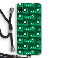 Crocs: Samsung Galaxy A10 Transparant Hoesje met koord