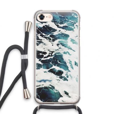 Golven: iPhone 7 Transparant Hoesje met koord