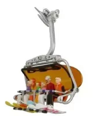 Jägerndorfer Figuren Zittend Snowboard - 6St