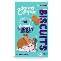 Edgard & Cooper Feestelijke Kerst koekjes met kalkoen en eend - hond 400 gram