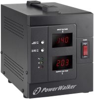 PowerWalker AVR 2000/SIV spanningregelaar 2 AC-uitgang(en) 230 V Zwart