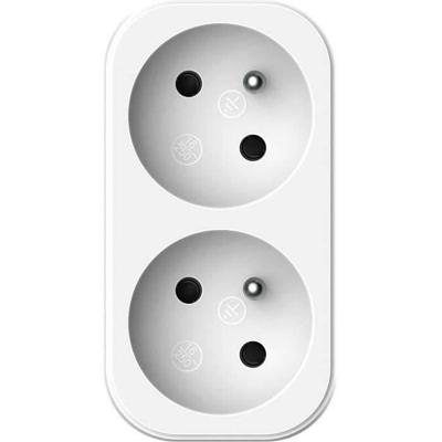 Biplite - QUARX - 2P 16A - Wit en lichtgrijs, NF-conform