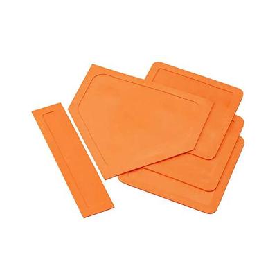 SET RUBBER BASEBALL BASES -3 BASES AND 1 HOME BASE