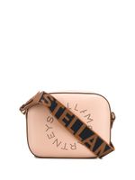 Stella McCartney mini sac à bandoulière à logo - Rose