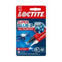 Secondenlijm loctite all plastic 2gr+4 ml | 12 stuks