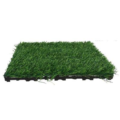 Vlondertegel kunstgras - groen - kunststof - 30 x 30 cm - tuintegel