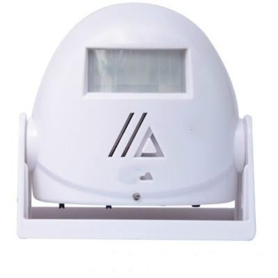 Draadloze intelligente deurbel infrarood bewegings sensor Voice prompter waarschuwing deur klok alarm (wit)