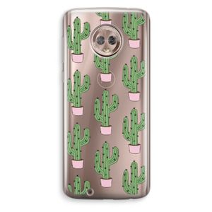 Cactus Lover: Motorola Moto G6 Transparant Hoesje