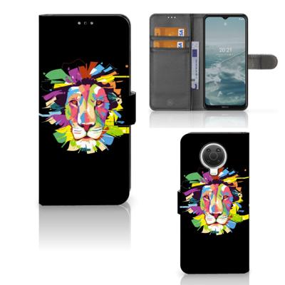 Nokia G10 | G20 Leuk Hoesje Lion Color Nokia G10 | G20 Leuk Hoesje Lion Color