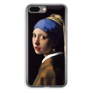 The Pearl Earring: iPhone 8 Plus Transparant Hoesje
