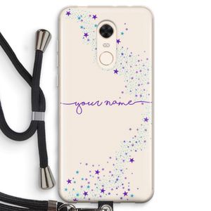 Sterren: Xiaomi Redmi 5 Transparant Hoesje met koord