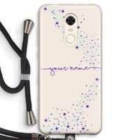 Sterren: Xiaomi Redmi 5 Transparant Hoesje met koord