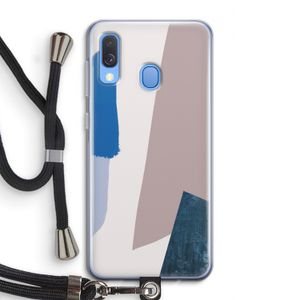 Lapis: Samsung Galaxy A40 Transparant Hoesje met koord