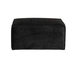 Bronx71 Hocker Memphis velvet zwart