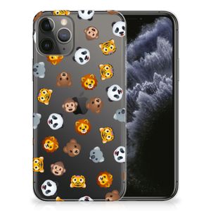 TPU bumper voor Apple iPhone 11 Pro Dieren Emojis